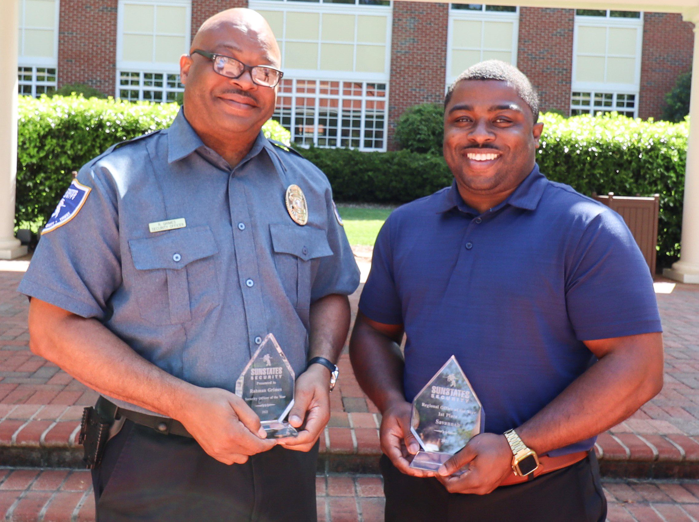 Sunstates Security Officer Of The Year 2022- Rahman Grimes Sunstates Security