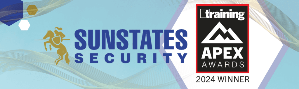Apex Training Award Winner 2024- Sunstates Security Company Long