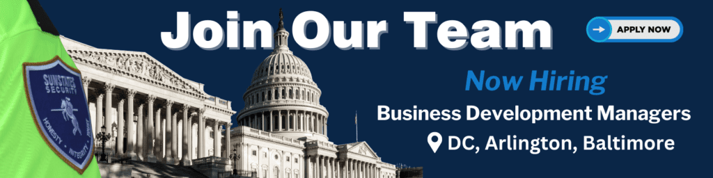 Business Development Manager- DC Arlington, Baltimore Now Hiring, Security Careers