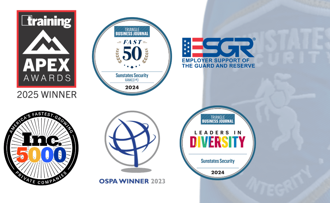 Sunstates Security Awards- Security Company National Services