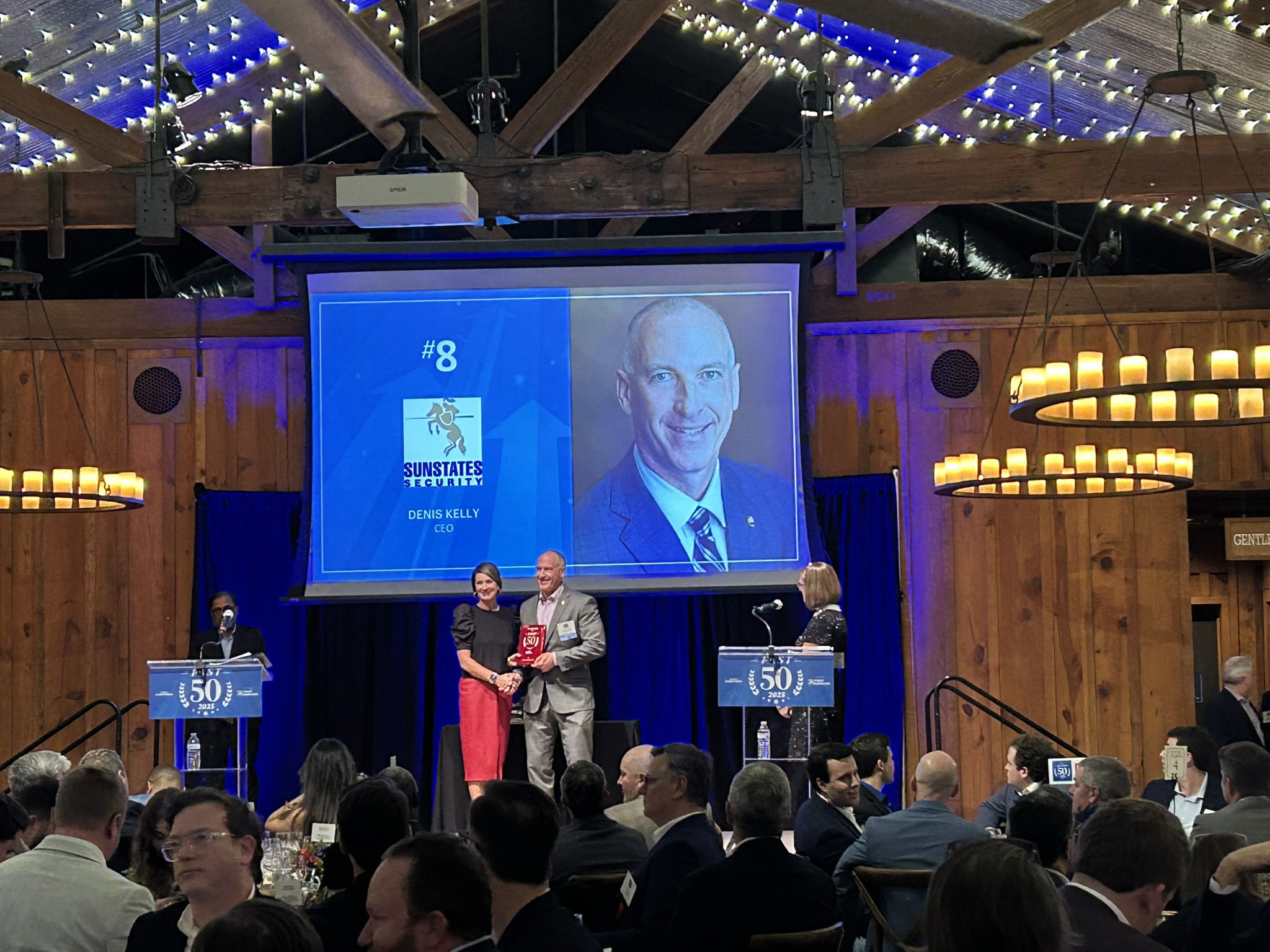 Triangle Fast 50 Awards 2025 - Sunstates Security