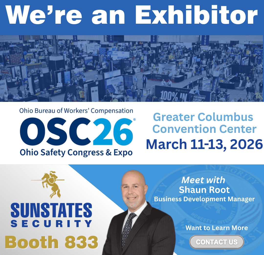 OSC 2026- Shaun Exhibitor Ohio Safety- Sunstates Security