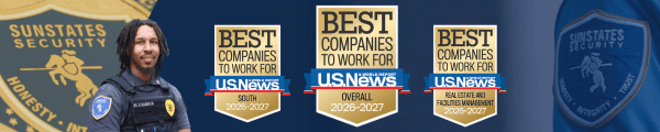 Best Company to Work For 2026 Banner Sunstates Security Company