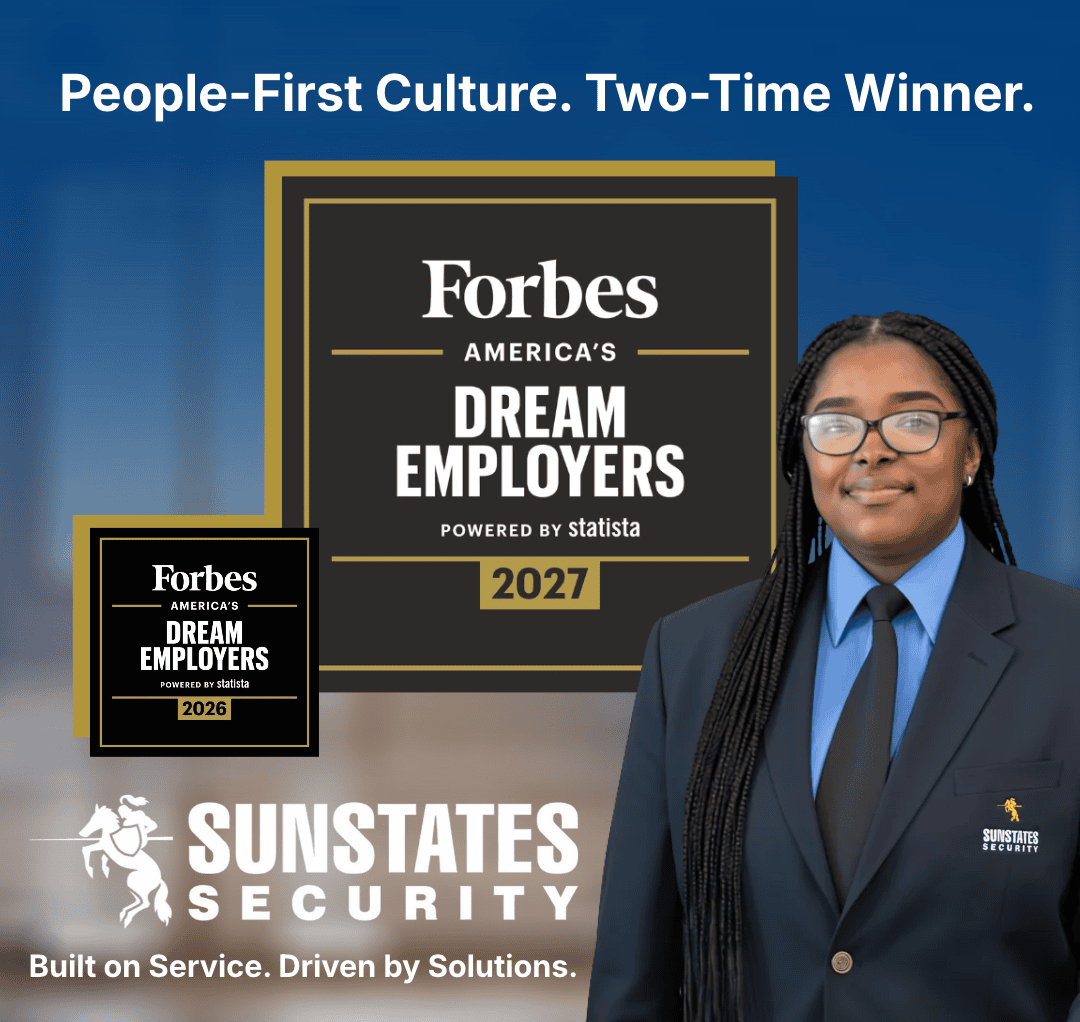 Forbes Dream Employer 2027 Sunstates Security Company Security Provider Nationwide