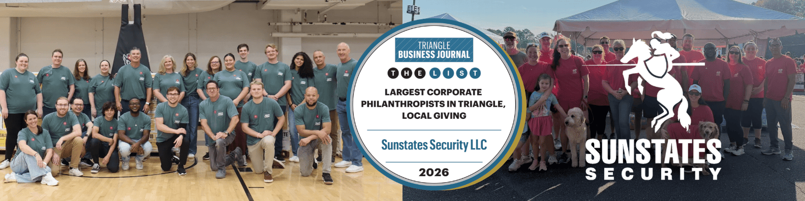 TBJ Largest corporate philanthropists in Triangle- Sunstates Security Company